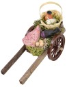 Cart with cold cuts and cheeses for Nativity scene cm 7x13,5x9 h