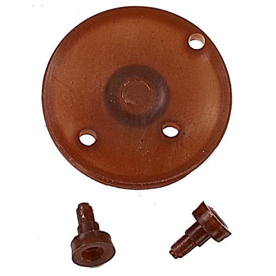 Polea ø 3,5 cm con perno, agujero de 7 mm para motorreductor de