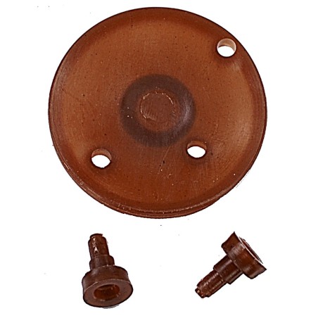 Polea ø 3,5 cm con perno, agujero de 7 mm para motorreductor de