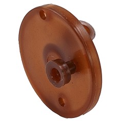 Polea ø 3,5 cm con perno, agujero de 7 mm para motorreductor de