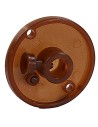 Polea ø 3,5 cm con perno, agujero de 7 mm para motorreductor de