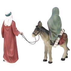 Flight into Egypt 14 cm in resin 2