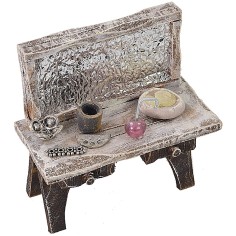 Tavolo per barbiere cm 8x4x8,5 h Mondo Presepi 2