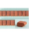 Mensolinas de 9x7 mm en terracota, paquete de 60 unidades.