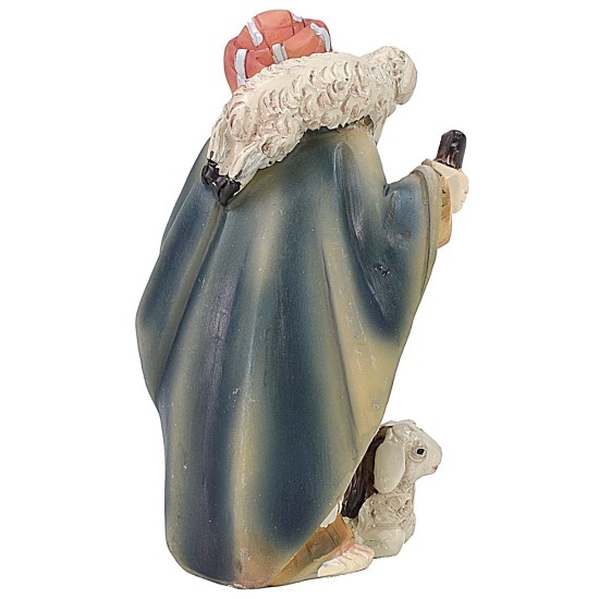 Shepherd with sheep on shoulder cm 9