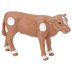 Brown spotted cow for 6-8 cm statues