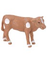 Vaca marrón moteada para estatuas de 6-8 cm Mondo Presepi
