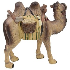 Standing camel with load 13x11.5 cm h 2