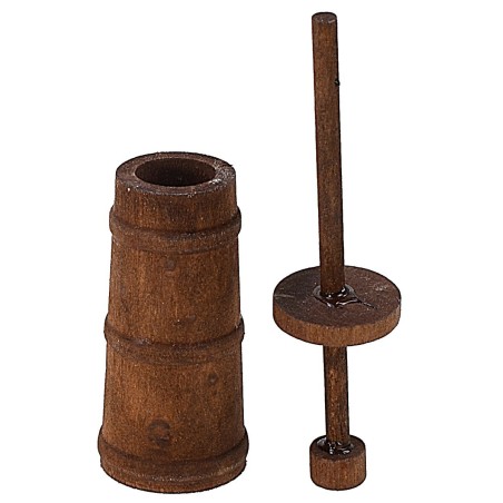 Ancient butter churn for statues 8-10 cm