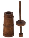 Ancient butter churn for statues 8-10 cm