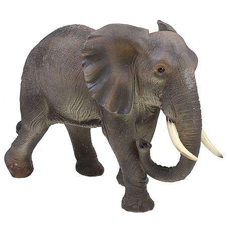 Elefante con manta de resina de 46x22x33 cm de altura Mondo Presepi