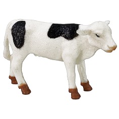 White spotted cow for statues 6-8 cm