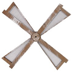 Mediterranean windmill blade in wood ø 20 cm