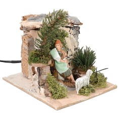 Flautista en movimiento serie 10 cm Landi Moranduzzo Mundo