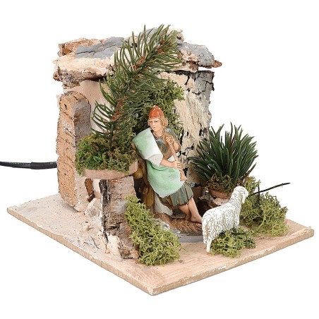 Flautista en movimiento serie 10 cm Landi Moranduzzo Mundo