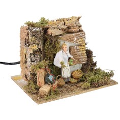 Ortolana in movimento serie 10 cm Landi Moranduzzo Mondo Presepi 2