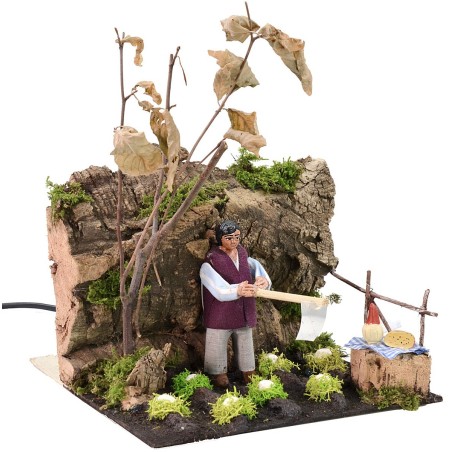 Zappatore in movimento 10 cm Mondo Presepi