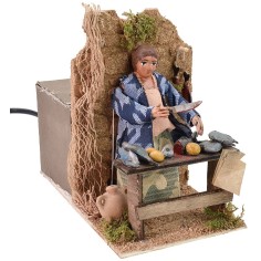 Fishmonger in motion 10 cm 2