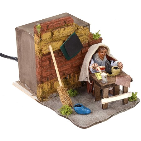 Zapatero oriental en movimiento serie cm 8 Mundo Belenes