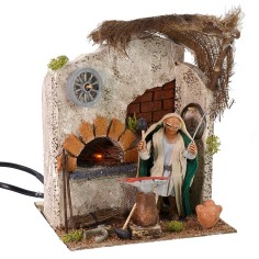 Fabbro orientale in movimento 10 cm con forno funzionante 2