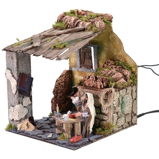 Zapatero oriental en movimiento serie 10 cm Mundo Pesebres