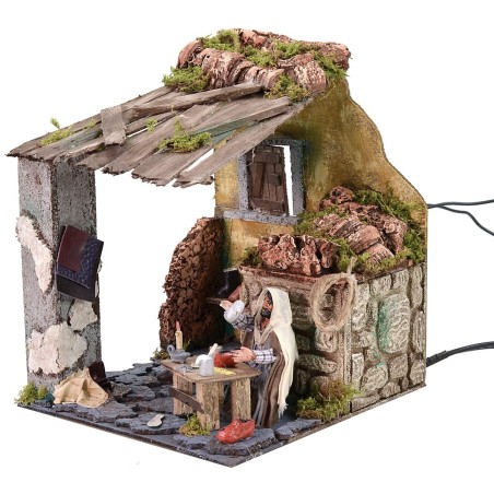 Zapatero oriental en movimiento serie 10 cm Mundo Pesebres