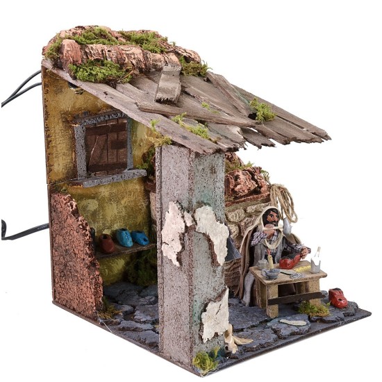 Zapatero oriental en movimiento serie 10 cm Mundo Pesebres