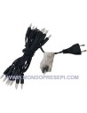 Chain of 20 linear white peas 220v.