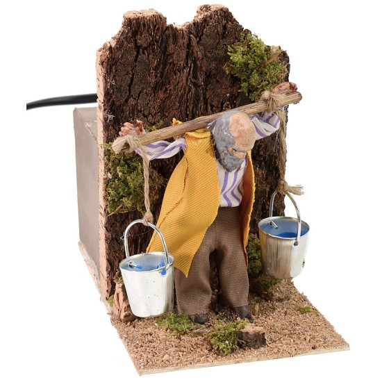 Acquaiolo in movimento serie cm 10 Mondo Presepi
