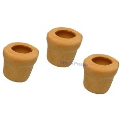 Conjunto de 3 jarrones de terracota Mondo Presepi