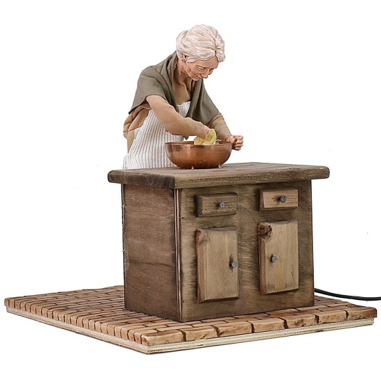 Popular woman kneading on the go 30 cm