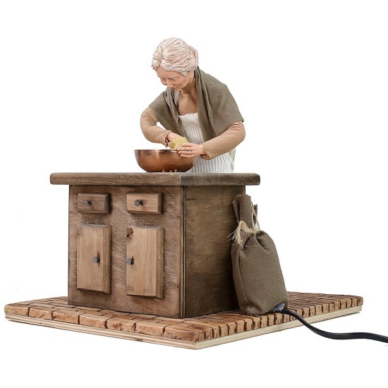 Popular woman kneading on the go 30 cm
