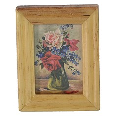 Picture with flower composition 3,2x4,2cm