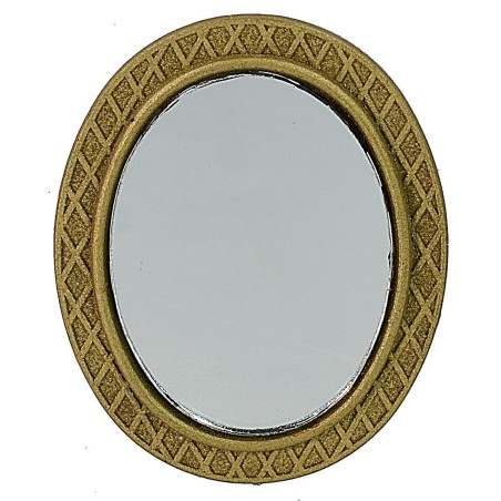 Specchio ovale cm 4x5 Mondo Presepi