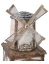 Molino de viento con muela funcionando cm 15,5x15,5x36 h