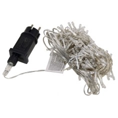 Catena 180 led bianco caldo con giochi di luce per esterno e 2