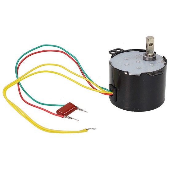 Motorreductor 1 vuelta 6-10W 220V con rotación en sentido