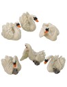 Cisne de resina de 6x4 cm h Mundo Pesebres