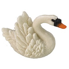 Resin swan cm 6x4 h 2