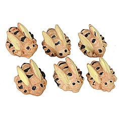 Set 6 api in resina 0,8 mm Mondo Presepi 2