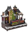 Christmas scenery battery-operated railway station cm