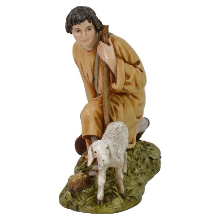 Buon pastore Landi Moranduzzo serie 18 cm in resina Mondo