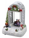 Christmas scenery for children on the swing, battery operated
