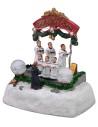 Christmas choir scenery running on electricity cm 16x11,5x18 h