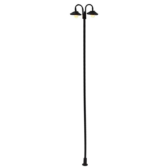 Lampione in metallo 14 cm con led 12V luce calda Mondo Presepi