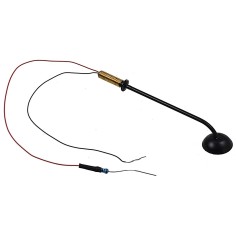 Lampione da campagna in metallo 5 cm con led 12V luce calda 2