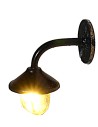 Farol micro de pared en metal 0,8 cm con led 12V luz cálida