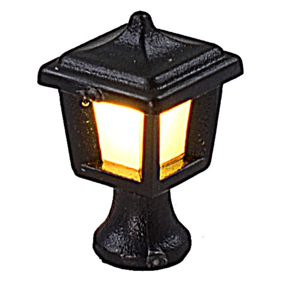 Linterna de mesa de metal 1 cm con LED 12V luz cálida
