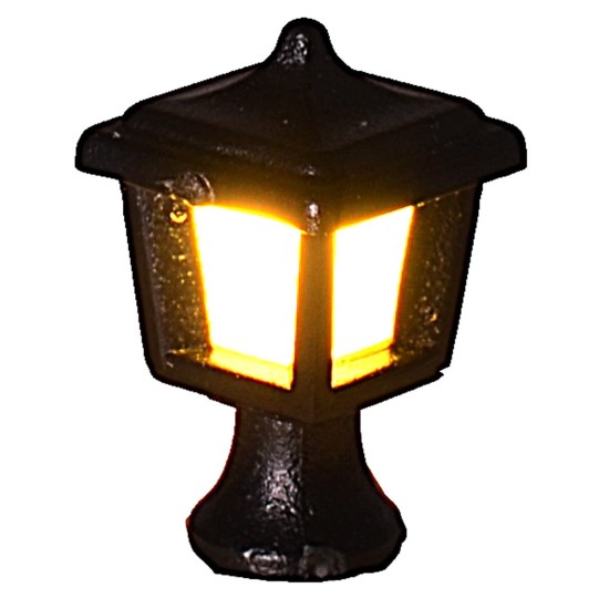 Linterna de mesa de metal 1 cm con LED 12V luz cálida