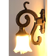 Lámpara de pared de metal 1,3 cm con led 12V luz cálida Mondo